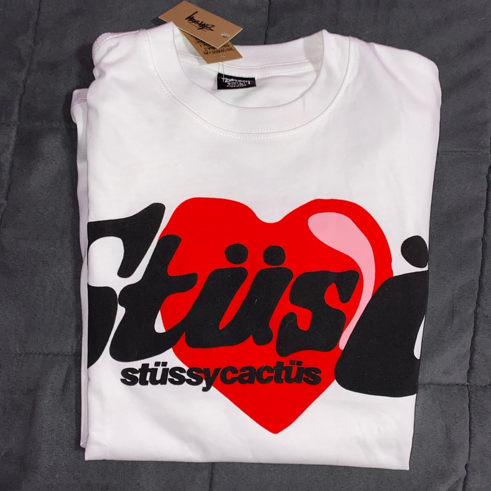 Stussy x CPMF Heart Tee. Size Large
